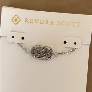 Kendra Scott Jewelry - KENDRA SCOTT Elaina Silver Drusy Bracelet Kendra Scott Jewelry - KENDRA SCOTT Elaina Silver Drusy Bracelet